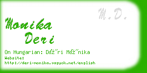 monika deri business card